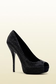 Gucci Sofia Etoile High Heel Opentoe Platform Sandal with Strass Embroidery - Lyst