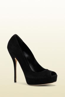 Gucci Courteney Shearling Trim Tall Platform Wedge Boots - Lyst