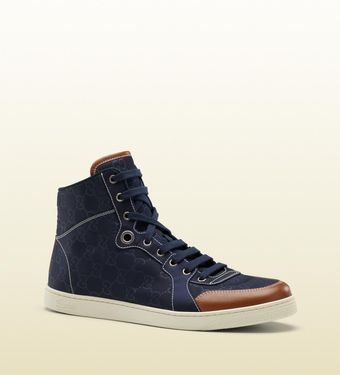 Gucci Hitop Sneaker - Lyst