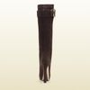 Gucci Josephine Round Horseheads Tall High Heel Platform Boot in Brown - Lyst