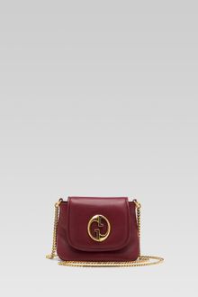 Gucci Cherry Color Leather Chain Shoulder Bag - Lyst