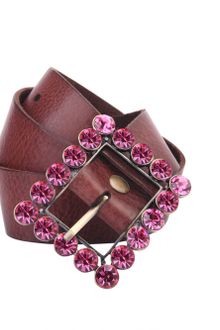 Martine Wester Rectangle Stoned Belt Buckle - Lyst