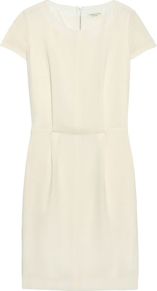 Rag & Bone Leonard Pleated Crepe Dress - Lyst