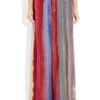 Rag & Bone Cicil Leather Trimmed Silk Chiffon Maxi Skirt in Multicolor (multicolored) - Lyst