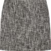 Theory Cosmita Tweed Mini Skirt in Gray (black) - Lyst