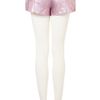 Topshop Metallic Pu Runner Shorts in Pink - Lyst