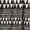 Vince Camuto Geo Stripe Maxi Dress in White (rich black) - Lyst