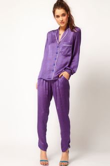 ASOS Collection Asos Peg Trouser in Tile Print - Lyst