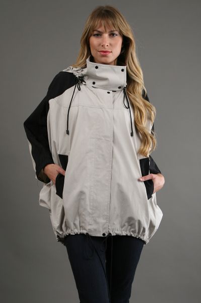 Cynthia Steffe Bailey Anorak in Stone in Gray (black) - Lyst