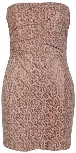 Drome Leather Mini Dress - Lyst