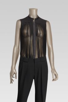 Gucci Pleated Short Sleeve Shirt - Lyst