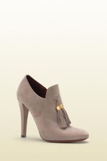 Gucci Mischa Tassel High Heel Bootie - Lyst