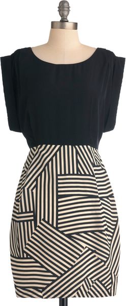 ModCloth Shower with Compliments Dress in Geometry - Lyst