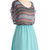 Modcloth Sea Blue Diamond Dress in Multicolor (sea) - Lyst
