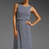 Rachel Pally Rib Grayson Dress in Blue (navy stripe) - Lyst