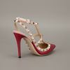 Valentino Studded Pump in Red - Lyst