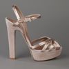 Valentino Platform Sandal in Silver - Lyst