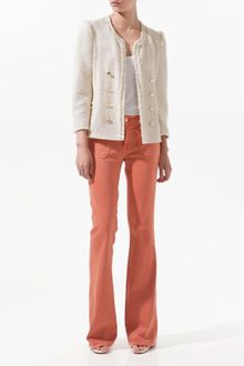 Zara Fantasy Fabric Blazer - Lyst