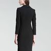 Armani OneButton Coat Dress in Black - Lyst