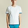 Balenciaga Balenciaga Mens Double Panel Tee in White for Men (teal) - Lyst