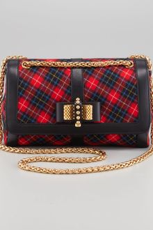 Christian Louboutin Sweet Charity Tartan Shoulder Bag - Lyst
