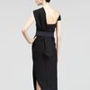 Donna Karan New York Asymmetric Body Dress in Black - Lyst