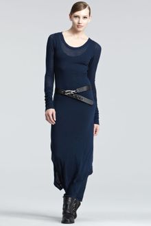 Donna Karan New York Melange Jersey Maxi Dress - Lyst