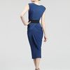Donna Karan New York Luster Jersey Wrap Dress in Blue (sapphire) - Lyst