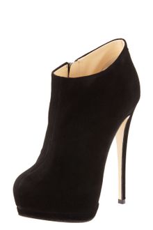 Giuseppe Zanotti Suede Hiddenplatform Bootie - Lyst