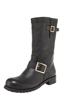 Jimmy Choo Biker Buckled Motorcycle Boot - Lyst