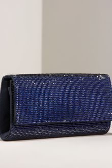 Judith Leiber Ritz Fizz Clutch Dark Indigo - Lyst