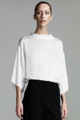 Lanvin Portrait Collar Blouse