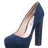 Miu Miu Glittersole Suede Pump in Brown (almond) - Lyst