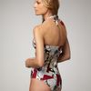 Oscar De La Renta Musicprint Onepiece Swimsui in Red (black/red) - Lyst