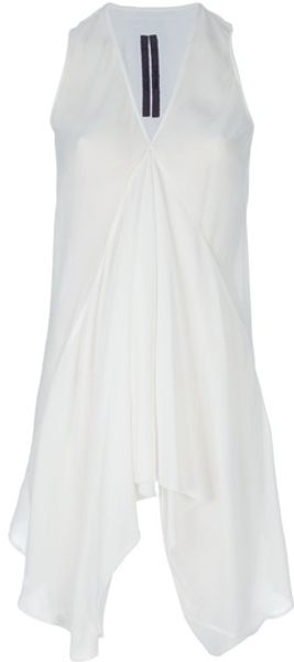 Rick Owens Sleeveless Top - Lyst