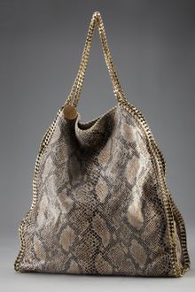 Stella McCartney Snake-print Falabella Tote - Lyst