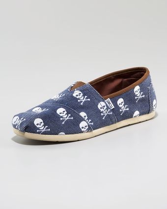 Toms Enderby Skullprint Slipon - Lyst
