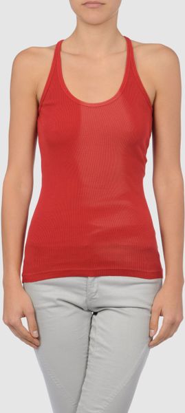 Balmain Top in Red - Lyst