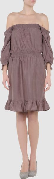 Beija Short Dress in Black (mauve) - Lyst