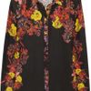 Erdem Cecilia Floralprint Silk Shirt in Black - Lyst