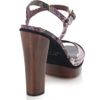 Marc By Marc Jacobs Python Print Platform Sandals in Purple - Lyst