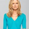 Michael Kors Merino Halfsleeve Shrug Turquoise in Blue (turquoise) - Lyst