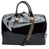 Versace Patent Leather Bowler Bag in Black - Lyst