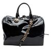 Versace Patent Leather Bowler Bag in Black - Lyst