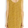 Versace Printed Silk Shift Dress in Yellow (multicolored) - Lyst
