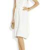 Yves Saint Laurent Drapedback Crepe Tuxedo Dress in White (ivory) - Lyst