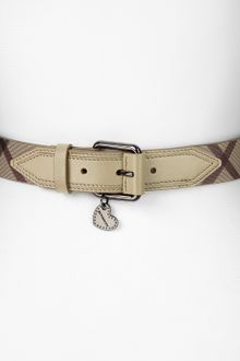 Burberry Smoked Check Lovitt Belt - Lyst
