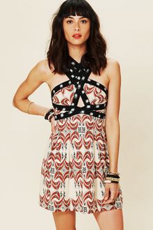 Free People Fp New Romantics Criss Cross Dress - Lyst