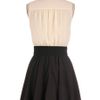 Modcloth Think Contrast Dress in Black (ivory) - Lyst