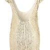 Topshop Coin Scoop Back Dress By Dress Up Topshop in Gold (cream) - Lyst
